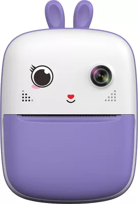Printer termik mini për fëmijë Hurtel HURC10F me kamerë dhe video, 1800mAh, 32GB, Violet