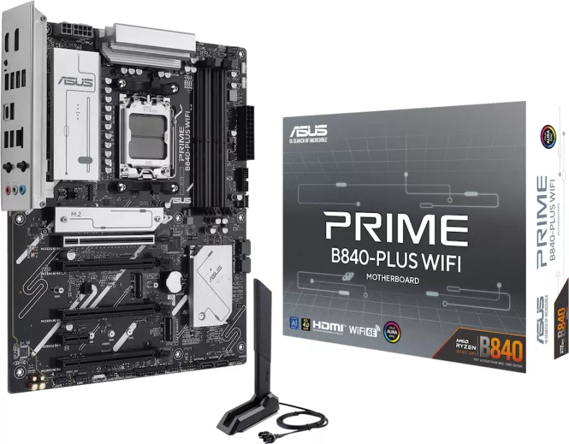 Pllakë amë ASUS PRIME B840-PLUS WIFI, ATX, AM5, DDR5
