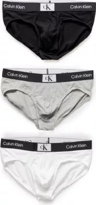 Të brendshme hip brief për meshkuj Calvin Klein Underwear 000NB3527A, të bardha [Madhësia: S]