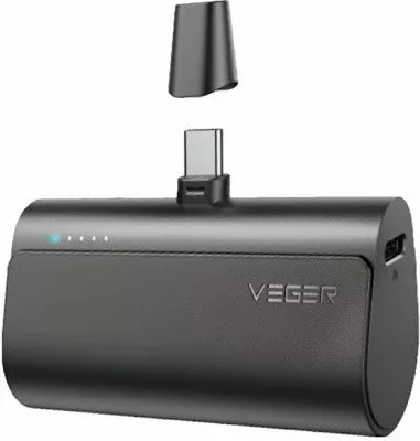 Powerbank Veger W0556P 5000mAh 20W PD, e zezë