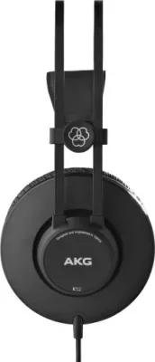 Kufje AKG K52 me kabllo, për skenë/studio, të zeza