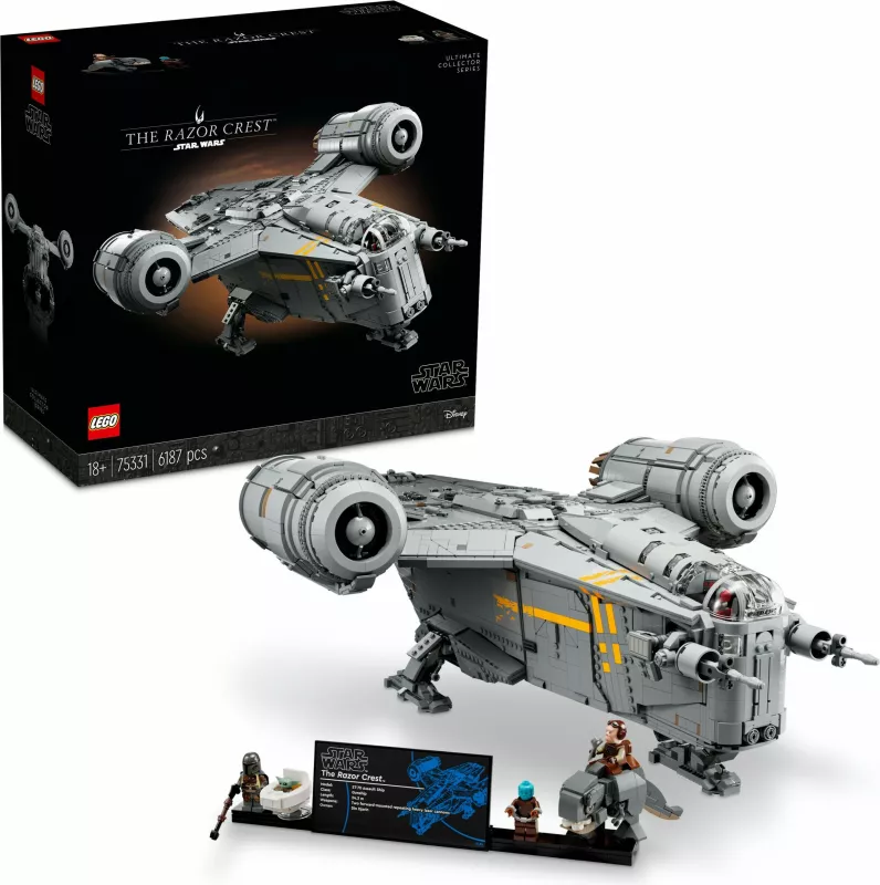 Set ndërtimi LEGO Star Wars The Razor Crest, 6187 pjesë, plastikë, shumëngjyrësh