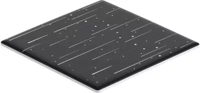 Kapak dekorativ Sonoff T5-4C-86-star për çelës të mençur me prekje, i zi