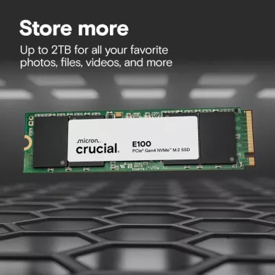 Disk SSD Crucial E100 CT2000E100SSD8 2TB PCIe Gen4 NVMe M.2 2280