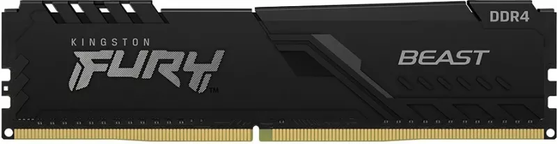 RAM Memorje Kingston FURY Beast 32GB DDR4 3200MT/s CL16 DIMM, e zezë
