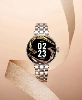Smartwatch Gravity unisex, rozë-argjendtë