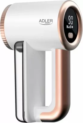 Makinë për heqje pushi ADLER AD9617, LCD, bateri 2000mAh, USB-C, 3 shpejtësi, bardhë-ari