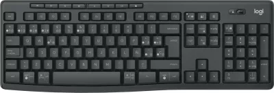 Set tastierë dhe maus Logitech MK370 Combo for Business, wireless, Bluetooth, spanjisht, i zi