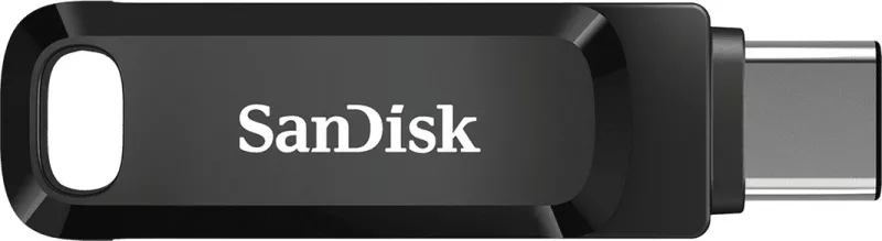 USB SanDisk Ultra Dual Drive Go, 64 GB, USB Type-A / USB Type-C, 3.2 Gen 1, e zezë