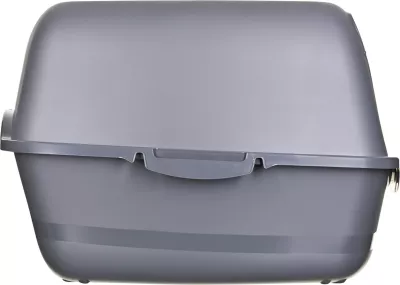 Kuti rëre për mace DIAMENTIQ BAYA, plastikë, 55.5x40x38.7 cm, antracit