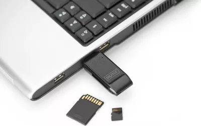 Lexues kartelash Digitus CardReader USB 2.0 SD/Micro SD, i zi