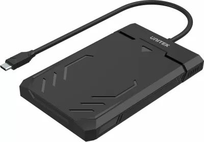 Kasë e jashtme për HDD/SSD 2.5" Unitek DiskGuard Raiden Y-3036A USB-C 5Gbps SATA III UASP, e zezë