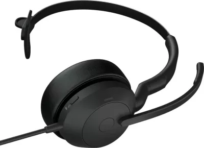 Kufje Jabra Evolve2 50, me kabllo, monaurale, ANC, e zezë