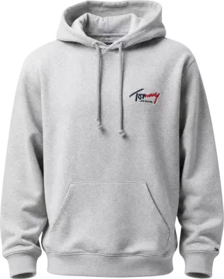 Duks me kapuç Tommy Hilfiger Jeans DM0DM22680 për meshkuj, i hirtë