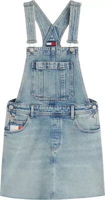 Fustan kominoshe për femra Tommy Hilfiger Jeans DW0DW22874, denim i çelët [Madhësia: M]