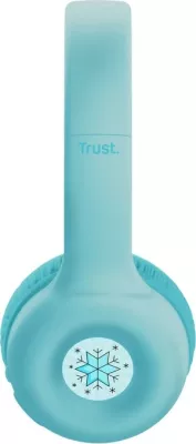 Kufje Trust Nouna, me ose pa kabllo, Bluetooth, USB Type-C, Kaltër