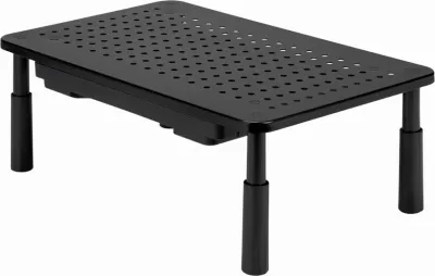 Mbajtëse monitori Gembird MS-TABLE-D-01 me sirtar, e zezë