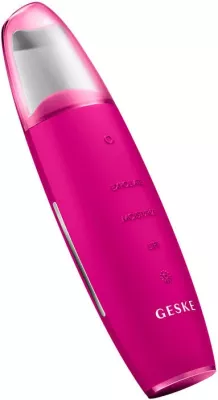 Scrubber lëkure & heqës pika të zeza Geske GK000044MG01, 9-në-1, me aplikacion, Magenta
