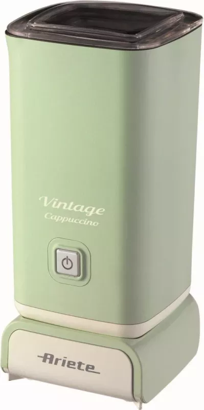Frother qumështi elektrik Ariete, modeli Vintage, ngjyrë jeshile