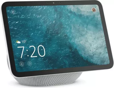 Altoparlant i mençur me ekran Amazon Echo Show 8, 8.7", Alexa, Wi‑Fi 6, Bluetooth, kamerë 13 MP, Glacier White