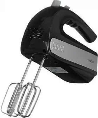 Mikser dore Black&Decker BXMXA500E 500W, enë rrotulluese 2.5L, 5 shpejtësi + turbo, i zi
