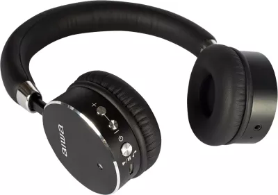 Kufje Bluetooth AIWA HSTBTN-800BK me ANC, driver 40 mm, mikrofon, 18 orë bateri, të zeza