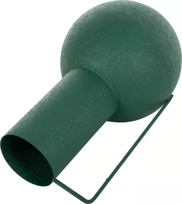 Vazo dekorative FLAGON FH4260.03 metalike në ngjyrë të gjelbër Φ26x45Hcm