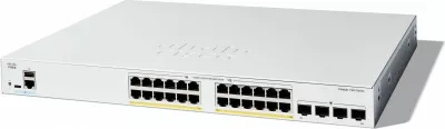 Switch Cisco Catalyst 1300-24FP-4G, 24 porta GE, PoE, 4x1GE SFP, Managed