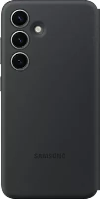 Mbështjellës Samsung Smart View Wallet Case për Galaxy S24, i zi