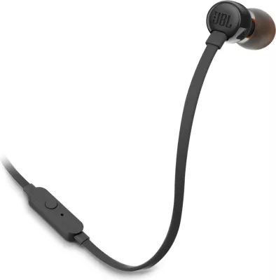 Kufje in-ear JBL Tune 110 me mikrofon, 3.5mm mini jack, të zeza