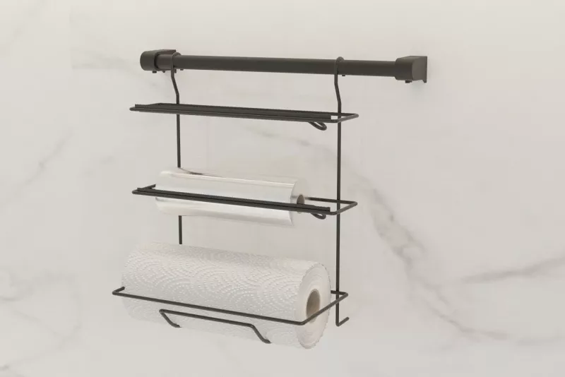 Organizues kuzhine Hermia, i zi, SM510-B, 30x19x28cm