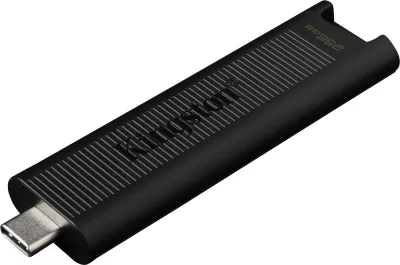 USB Kingston DataTraveler MAX, 256GB, e zezë