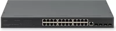 Switch Digitus 24 porte Gigabit + 4x SFP+ managed, rack 19", i zi