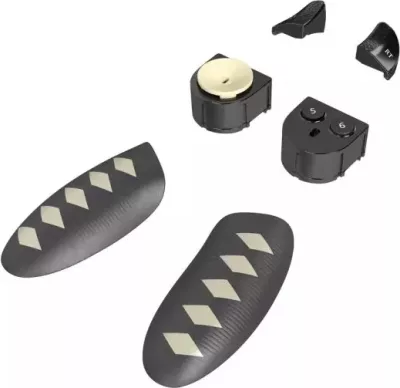 Set module Thrustmaster ESWAP X Fighting Pack, kompatibil me ESWAP X Pro Controller, Xbox Series X|S dhe PC, 6 copë, e zezë