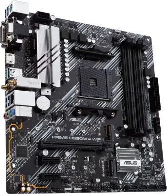 Pllakë amë ASUS PRIME B550M-A WIFI II, Socket AM4, DDR4-SDRAM, 128 GB