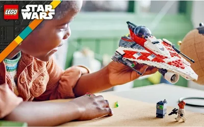 Set ndërtimi LEGO Jedi Bob's Starfighter, 305 pjesë, shumëngjyrësh