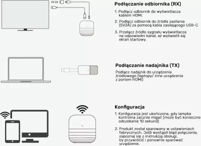 Nadaç HDMI pa kabllo Unitek, 50m, i zi