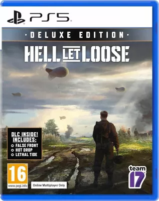 Lojë për PlayStation 5 Fireshine Games Hell Let Loose Deluxe Edition, PEGI 16, përfshin DLC False Front + Hot Drop + Lethal Tie