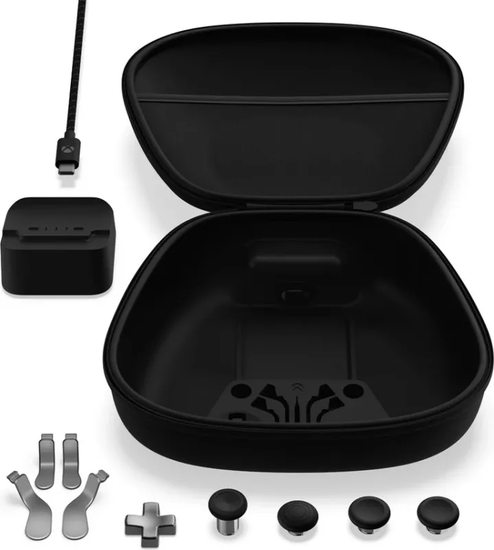 Kontroller për lojëra Microsoft Xbox Elite Series 2, PC, Xbox One, Ngjyrë e zezë, USB Type-C