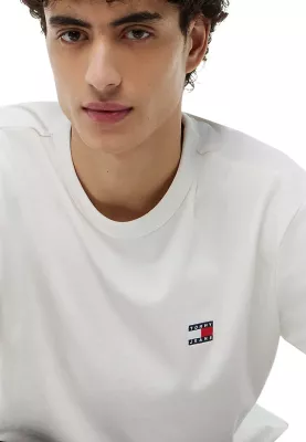 Maicë për meshkuj Tommy Hilfiger Jeans TJM REG BADGE TEE DM0DM20322, e bardhë [Madhësia: L]