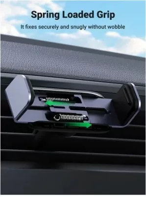 Mbajtëse telefoni për veturë UGREEN Mini Air Vent 10422, rotacion 360°, për 4.7-7.12", e zezë, paketim kuti