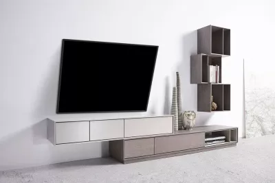 Mbajtës muri për TV Neomounts WL35S-850BL12, 24-65 inç, çelik, i zi, rregullim pjerrësie