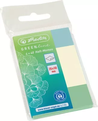 Shënues faqeje herlitz 50033447, 160 fletë, 20x50mm, ngjyra të përziera