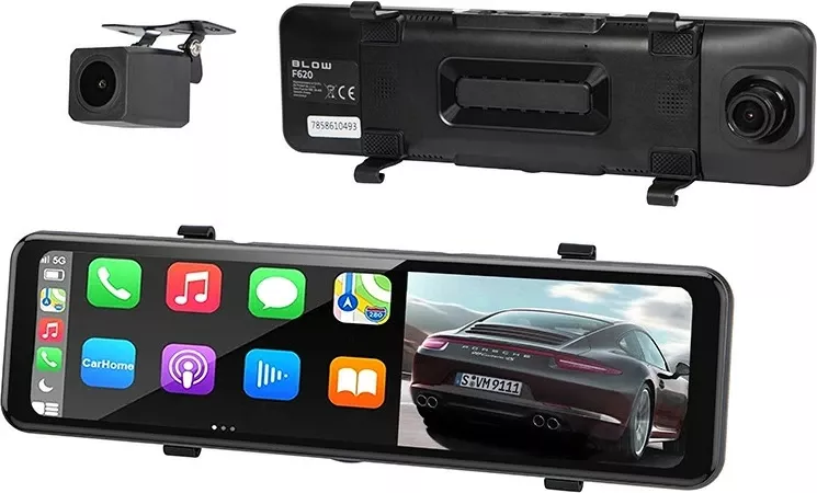 Videoregjistrues veture BLOW BLACKBOX DVR F620, 10.88", CarPlay, Android Auto, 2K, Kamerë e pasme, e zezë