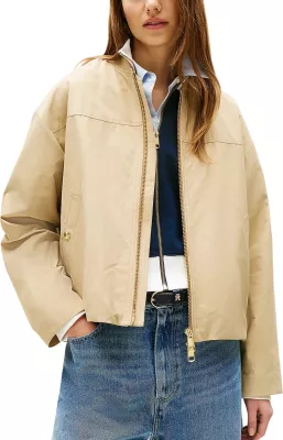 Jakne për femra Tommy Hilfiger WW0WW45619, bezhë [Madhësia: L]