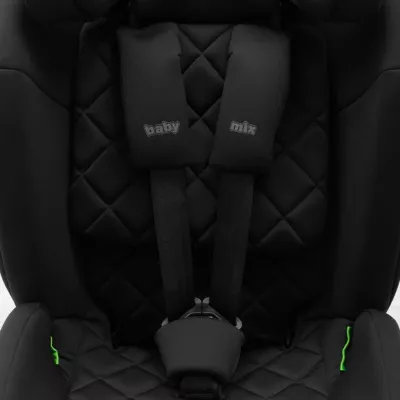 Ulëse makine për fëmijë, BABY MIX, Hero Pro Ultra i-Size, 76–150 cm, ISOFIX, e zezë