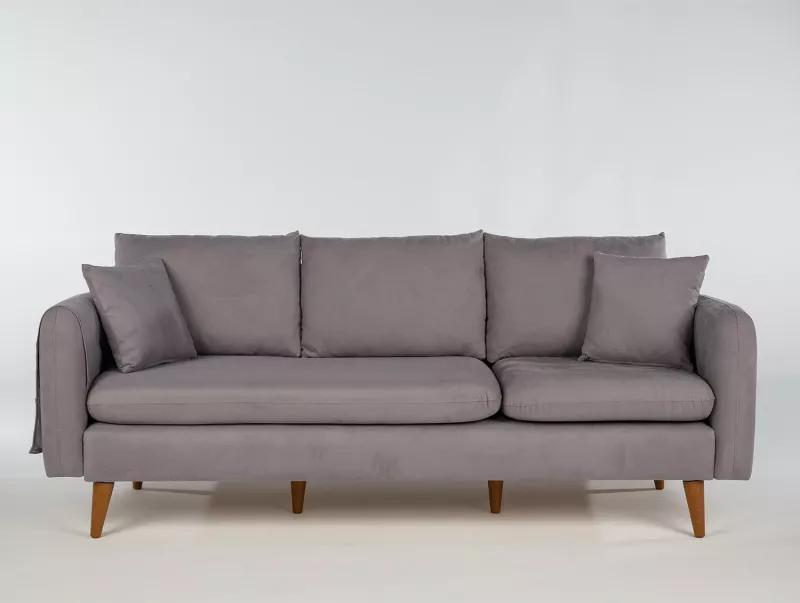 Divan treshe Atelier del Sofa, Sofia, ngjyrë gri