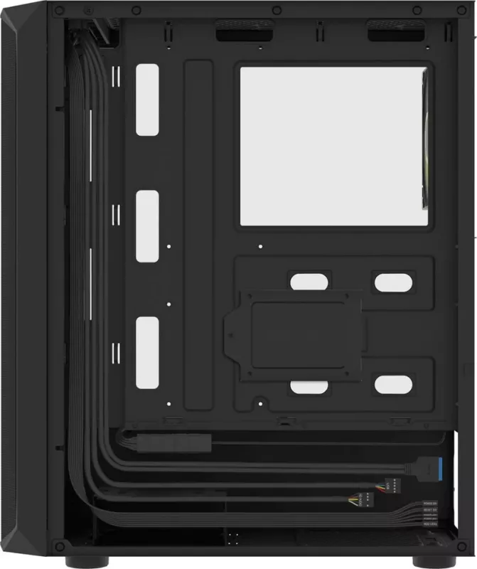 Kasë FURY Shobo SH4F RGB Midi Tower, E zezë