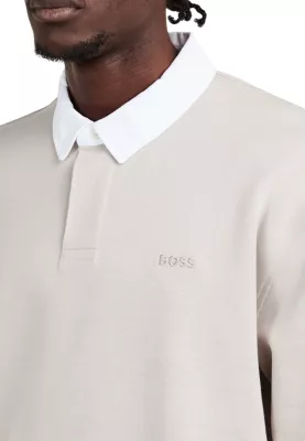 Maicë polo për meshkuj BOSS Pe_Exis 10277163 50554315, e hirtë [Madhësia: XL]