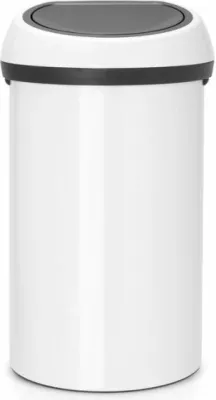 kosh mbeturinash Brabantia Touch Bin 108686 60 L soft-touch, bardhë